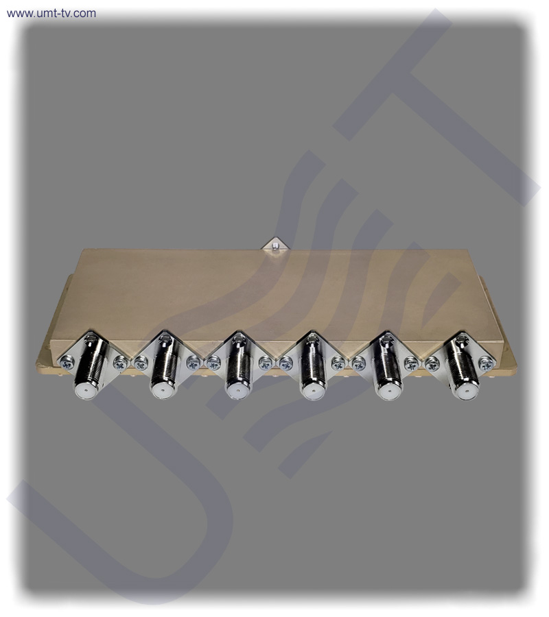L band rf divider combiner 1 6 f type (rear) umt llc